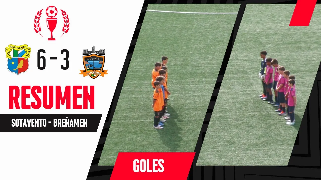 Fútbol UD Playas de Sotavento – Breñamen Goles del Partido 06/11/24