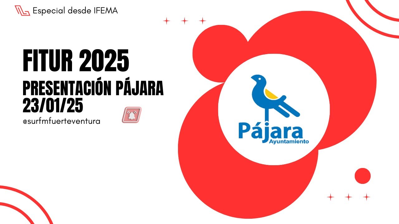 Fitur 2025: Presentación Pájara 23/01/25