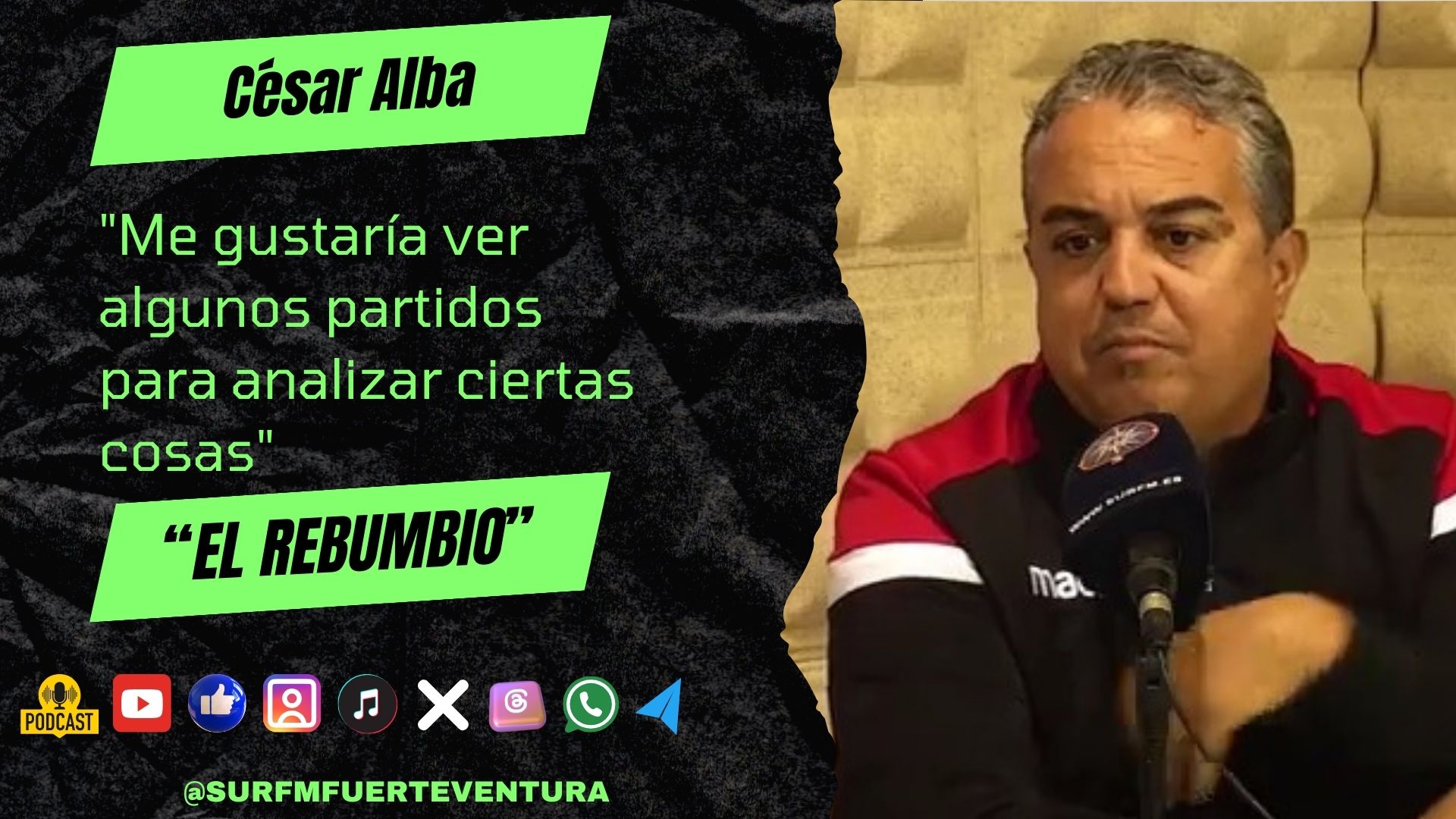César Alba «Me gustaría ver algunos partidos para analizar ciertas cosas»